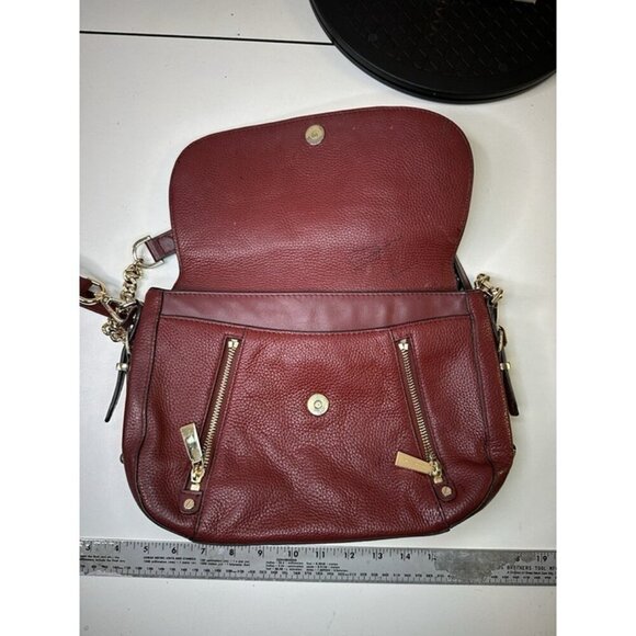 Michael Kors handbag Black Leather/Gold Detail - Picture 10 of 12